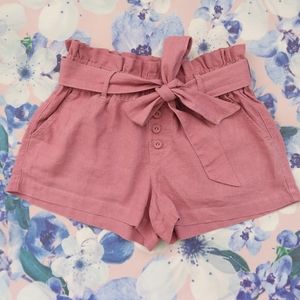 Rewash Brand Paper Bag Shorts